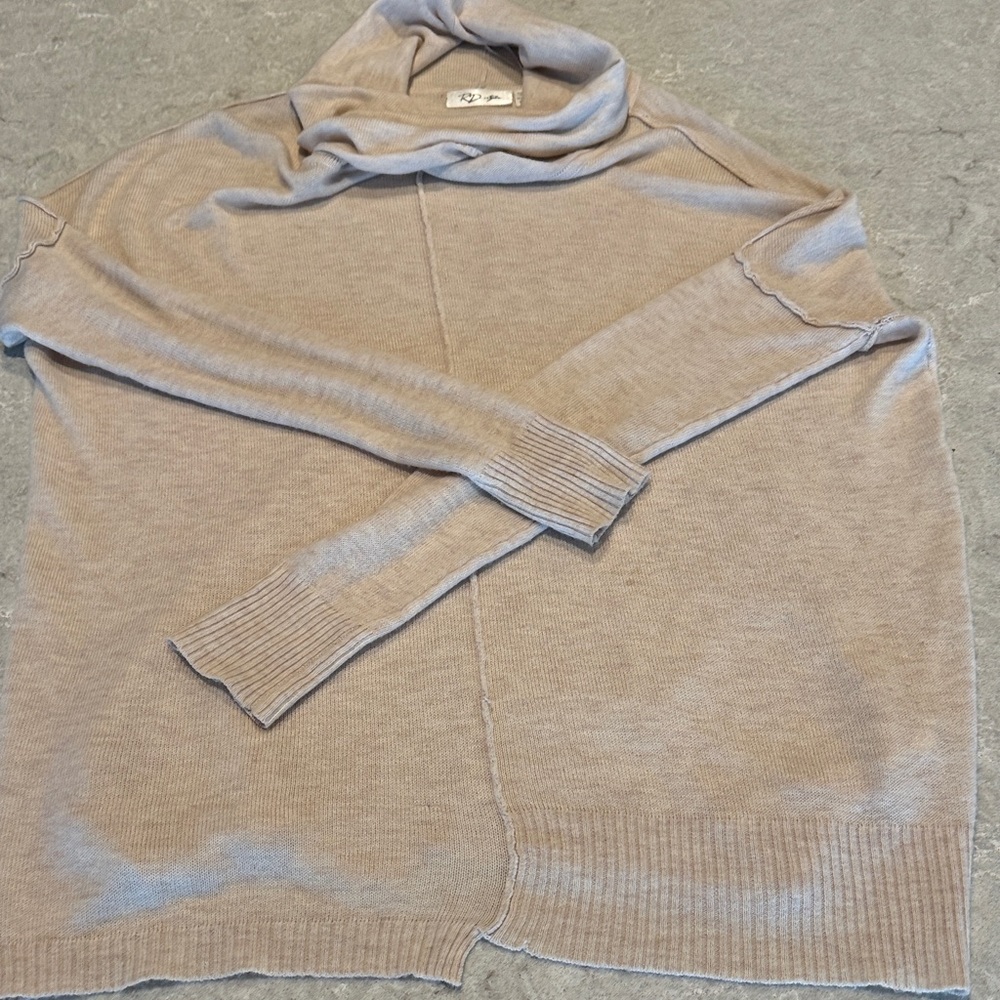 RD Style Cozy Beige Knit Sweater- Boutique